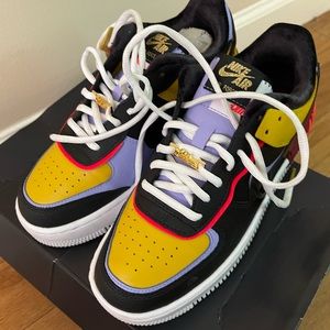 Women Nike Air Force 1 Shadow ‘Dark Sulfur’